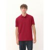 Рубашка поло унисекс Pacific, красная (бургунди)