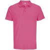 Рубашка поло унисекс Pitcher, розовая (ribbon pink) Рубашка поло унисекс Pitcher, розовая (ribbon pink)