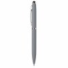 Ручка металлическая шариковая Глори Софт soft-touch, серый