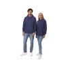 Толстовка с капюшоном оверсайз Lisbon унисекс, темно-синий