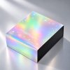 Подарочная коробка с голографическим шубером с печатью Aurora, XL вертикальный