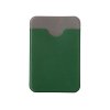 Чехол-картхолдер Favor на клеевой основе на телефон для пластиковых карт и и карт доступа, темно-зеленый