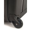 Чемодан складной Rollink Earth 55x40x20 см, 2 колеса, черный/синий