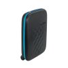Чемодан складной Rollink Earth 55x40x20 см, 2 колеса, черный/синий