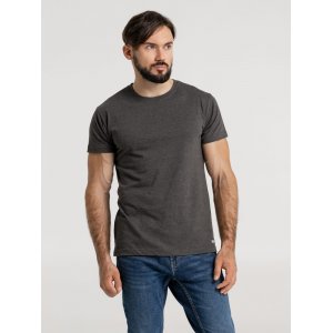 Футболка унисекс Firm Wear, черный меланж Футболка унисекс Firm Wear, черный меланж