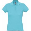 Рубашка поло женская Passion 170, бирюзовая Рубашка поло женская Passion 170, бирюзовая