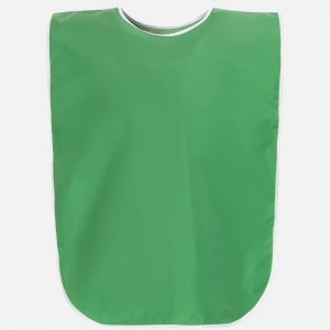 Манишка Member, зеленая с белым