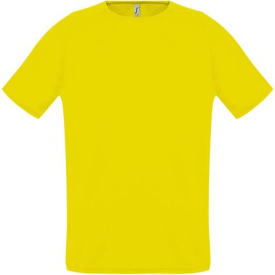 Футболка унисекс Sporty 140, лимонно-желтая