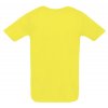 Футболка унисекс Sporty 140, лимонно-желтая