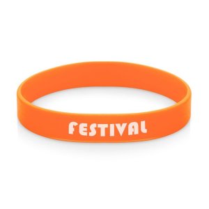 Силиконовый браслет Forest 202*12 мм, оранжевый Силиконовый браслет Forest 202*12 мм, оранжевый