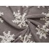 Плед Snowflake новогодний