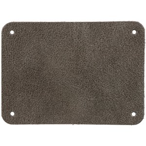 Лейбл кожаный Beta, XL, серый Лейбл кожаный Beta, XL, серый