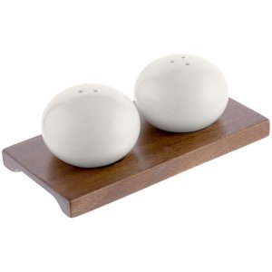 Набор из солонки и перечницы Piacente, белый Набор из солонки и перечницы Piacente, белый