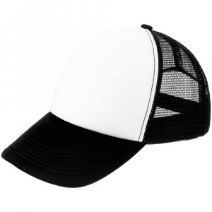 Бейсболка Sunbreaker, черная с белым Бейсболка Sunbreaker, черная с белым