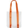 Шопер Clear Fest, прозрачный с оранжевыми ручками Шопер Clear Fest, прозрачный с оранжевыми ручками