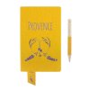 Бизнес-блокнот А5"Provence", желтый , мягкая обложка, в клетку