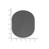 ПАТЧ ОВАЛ nubuk (серый) 6,0 х 5,0 см