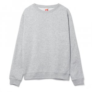 Свитшот унисекс Delta, серый меланж Свитшот унисекс Delta, серый меланж