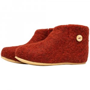Домашние валенки Wild, красно-коричневые (терракот) Домашние валенки Wild, красно-коричневые (терракот)