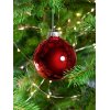 Елочный шар Finery Gloss, 8 см, глянцевый красный