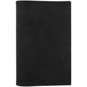 Обложка для паспорта Nubuk, черная Обложка для паспорта Nubuk, черная