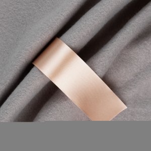 Лента сатиновая Satin 35 XXL, светло-бежевая, 220 см