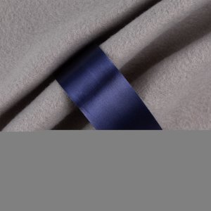Лента сатиновая Satin 35 XXL, темно-синяя, 220 см