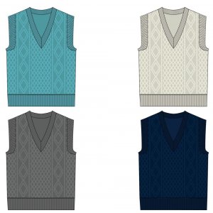 Жилет оверсайз на заказ Tricksy Terra Grand, акрил