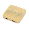 USB-хаб с беспроводной зарядкой из бамбука Plato