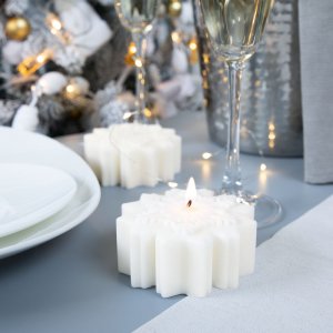 Свеча Snowflame 1, белая Свеча Snowflame 1, белая