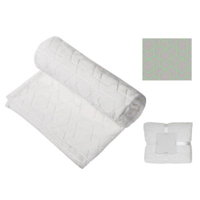 Светящийся в темноте плед Lattice белый