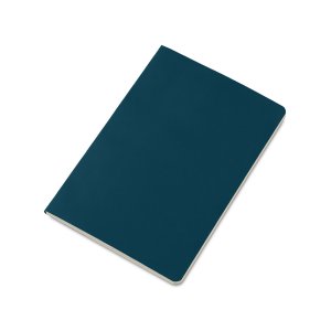 Блокнот в гибкой обложке A5 Виспи 2.0 в клетку, темно-синий Блокнот в гибкой обложке A5 Виспи 2.0 в клетку, темно-синий