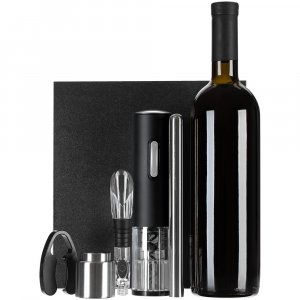 Винный набор Wine Diesel, черный Винный набор Wine Diesel, черный