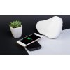 Беспроводное зарядное устройство "Shine SOFTTOUCH", 8000 mAh с подсветкой логотипа и цифровым индикатором заряда, цвет черный