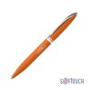 Ручка шариковая "Rocket", покрытие soft touch, цвет оранжевый