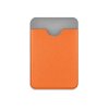 Чехол-картхолдер Favor на клеевой основе на телефон для пластиковых карт и и карт доступа, оранжевый