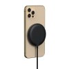 Магнитное беспроводное (15W) зарядное устройство "Magic SOFTTOUCH", покрытие soft touch, цвет черный