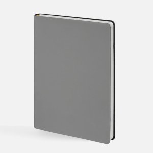 Ежедневник Flex Shall New, недатированный, темно-серый