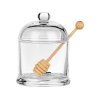 Стеклянная емкость для меда с ложкой Vira