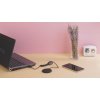 Магнитное беспроводное (15W) зарядное устройство "Magic SOFTTOUCH", покрытие soft touch, цвет черный