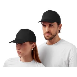 Бейсболка Мемфис 230 5-панельная, цвет черный