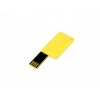 USB 2.0- флешка на 32 Гб в виде пластиковой карточки, желтый