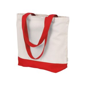 Сумка для шоппинга Cotton из переработанного хлопка 280 г, красный