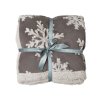 Плед Snowflake новогодний