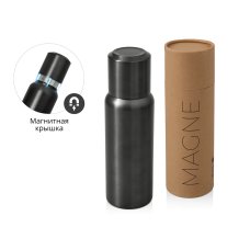 Вакуумный термос c магнитной крышкой Magne, 500 мл, темно-серый Вакуумный термос c магнитной крышкой Magne, 500 мл, темно-серый