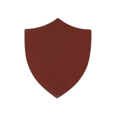 ПАТЧ ЩИТ nubuk (коричневый ) 6,6 х 5,5 см