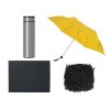 Подарочный набор с зонтом и термосом, желтый