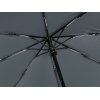 Зонт-автомат Lumet с куполом из переработанного пластика, серый