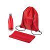 Спортивный набор с бутылкой и полотенцем Beginner, красный Спортивный набор с бутылкой и полотенцем Beginner, красный