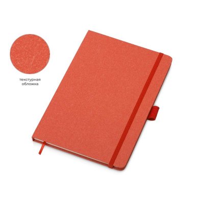 Блокнот А5 Snow Hard твердая обложка, 80 листов 70 гр/м2, красный